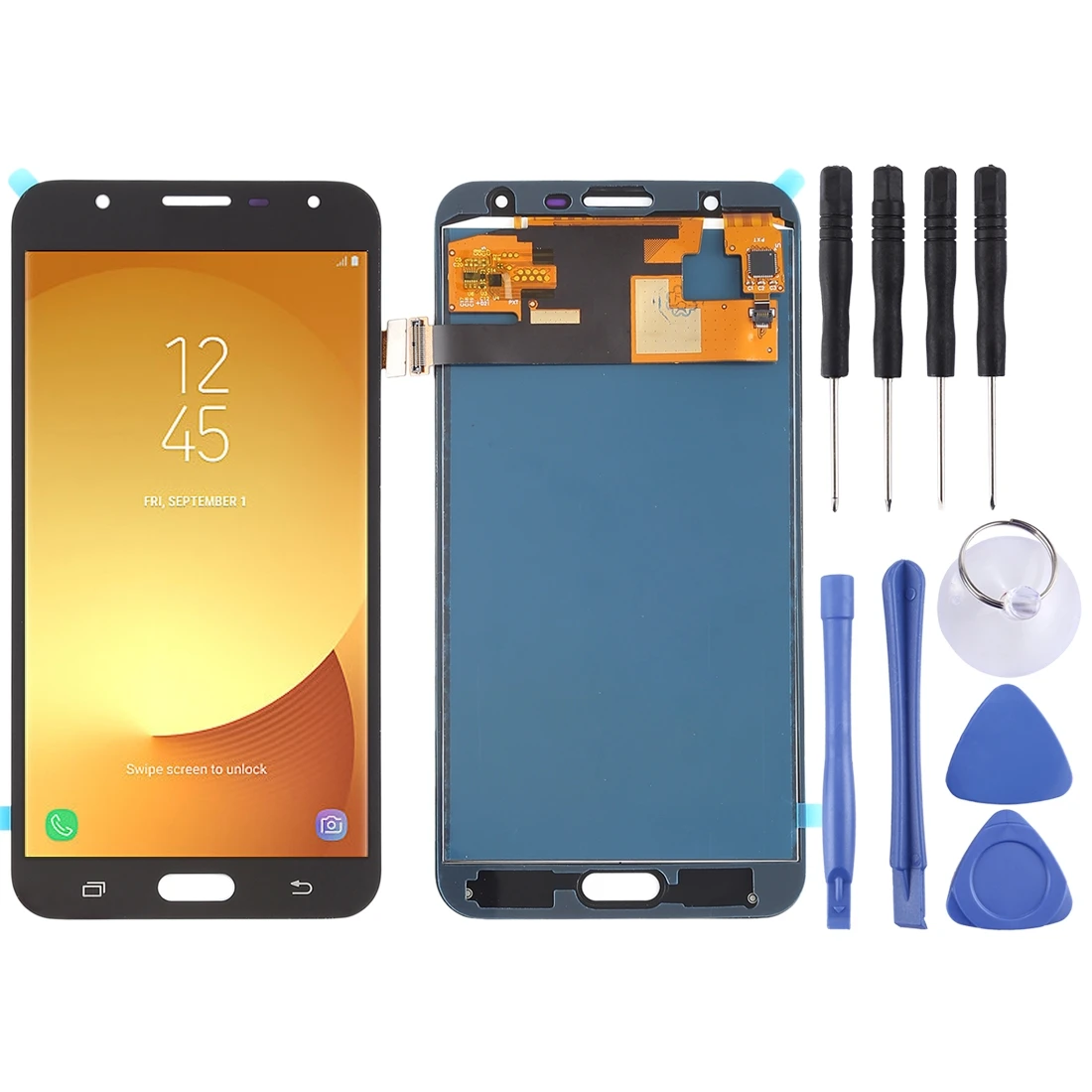 หน้าจอ TFT LCD สําหรับ Galaxy J7 Neo, J701F/DS, J701M พร้อม Digitizer Full Assembly