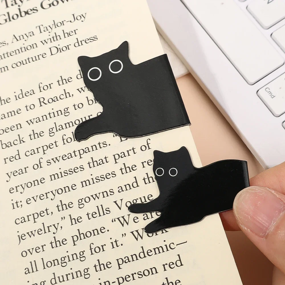 Kreative Hunde katze Lesezeichen niedlichen magnetischen Lesezeichen Lehrer Geschenk zum Lesen von Buch zubehör ästhetisches Briefpapier Schul material