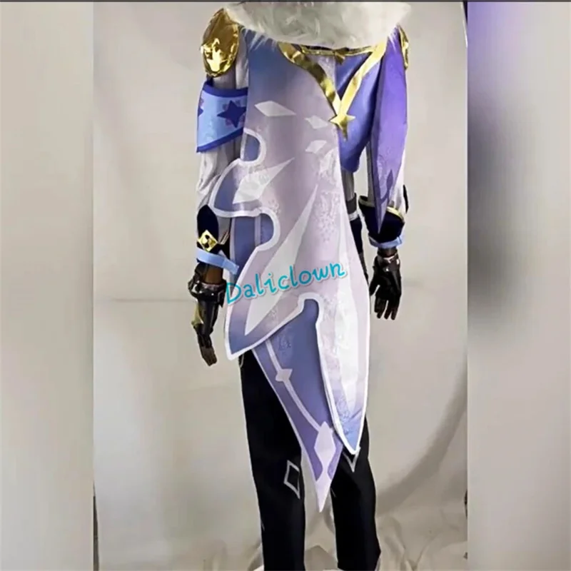 Genkr Impact Kaeya Cosplay Costume pour Hommes et Femmes, Uniforme, Perruque, Jeu Anime, Tenue, Chaussures, Ensemble Complet, Comic Con, ixd'Halloween, MS5