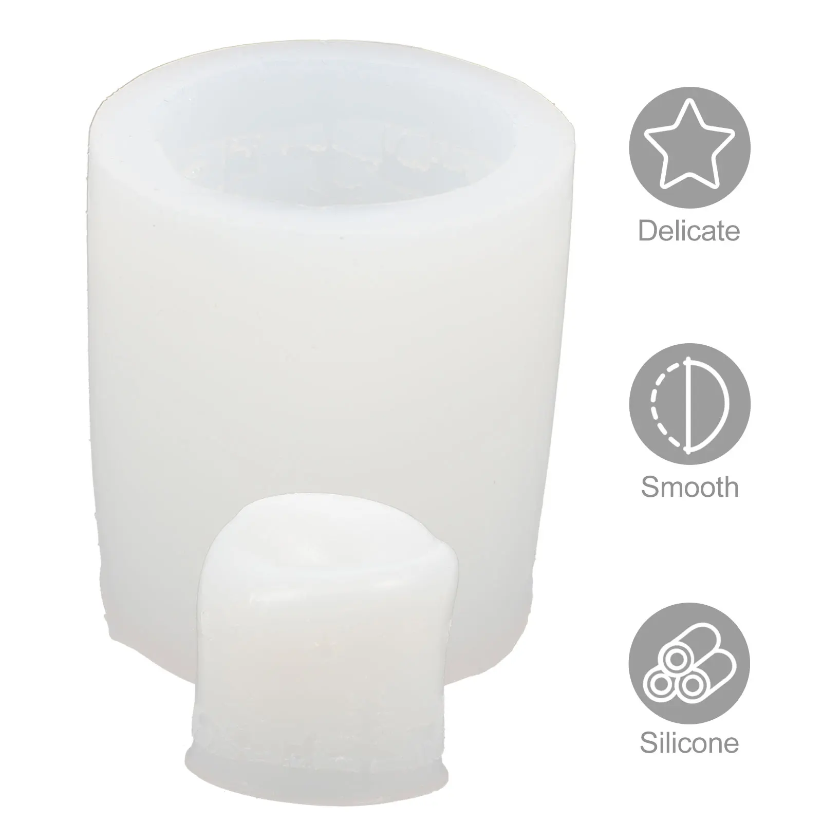 

Креативная силиконовая форма для изготовления ароматических свечей своими руками, легко извлекаемая многоразовая форма, набор для плавления воска на Рождество