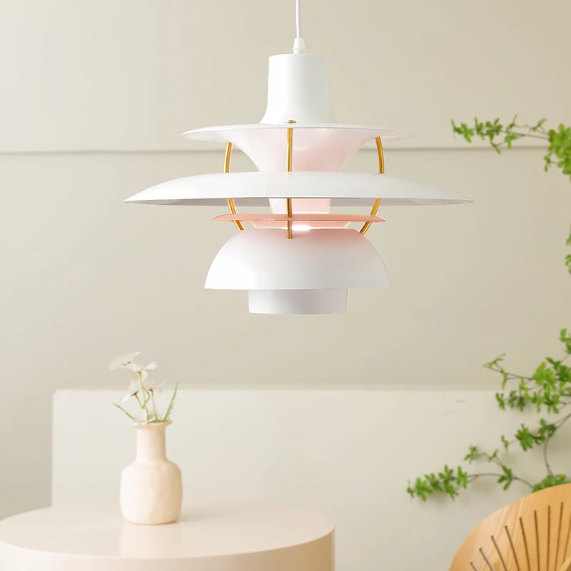 5 Layer Flying Saucer Pendant Lamp Fashionable Modern Restaurant Lamp Kitchen Lighting Bedroom Study Reading Lamp Bar Chandelier