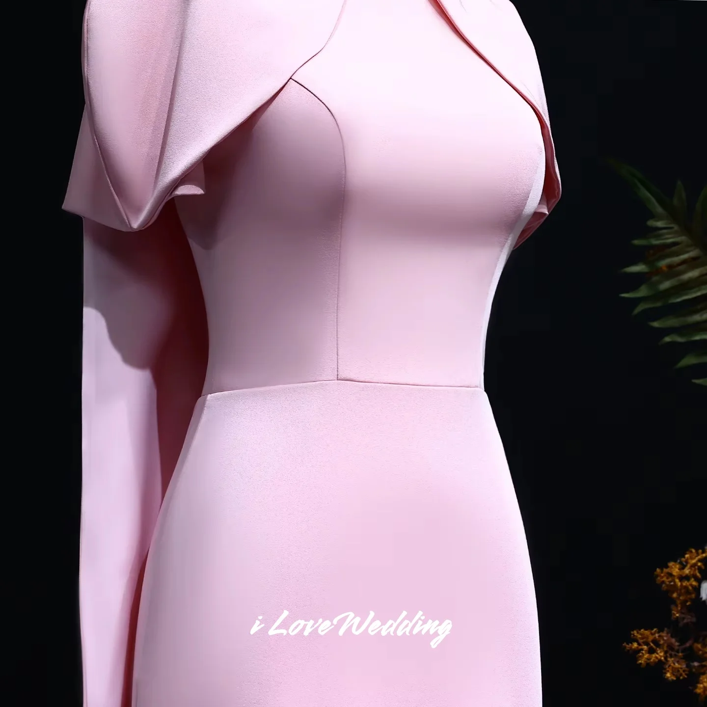 Roxo o-pescoço vestidos de noite 2025 cetim xale mangas capa sereia plissado dubai até o chão vestidos de festa de casamento personalizado