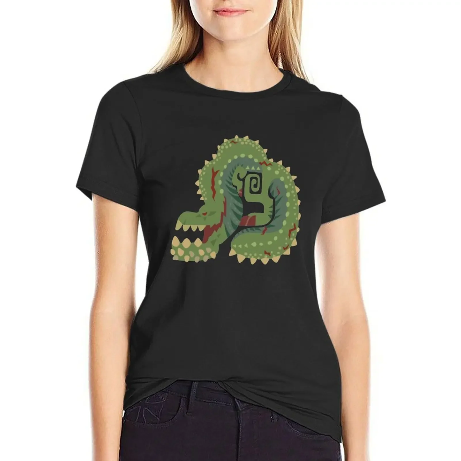 

Deviljho T-Shirt sweat hippie clothes cute clothes tees Women's cotton t-shirt