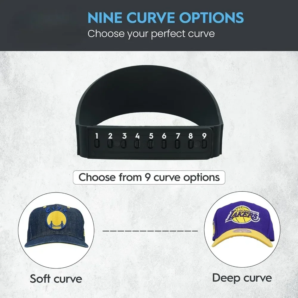 1PC Effective Hat Folding Device Effective Hat Folding Assistant Hat Brims Bender Reusable  Brims Retainers view 4