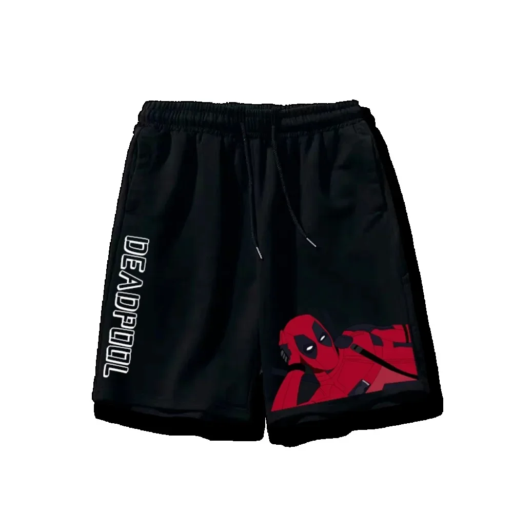 Marvel Avengers Iron Man Spider-Man Deadpool Sports Jogging Shorts Plus Breathable Cutouts