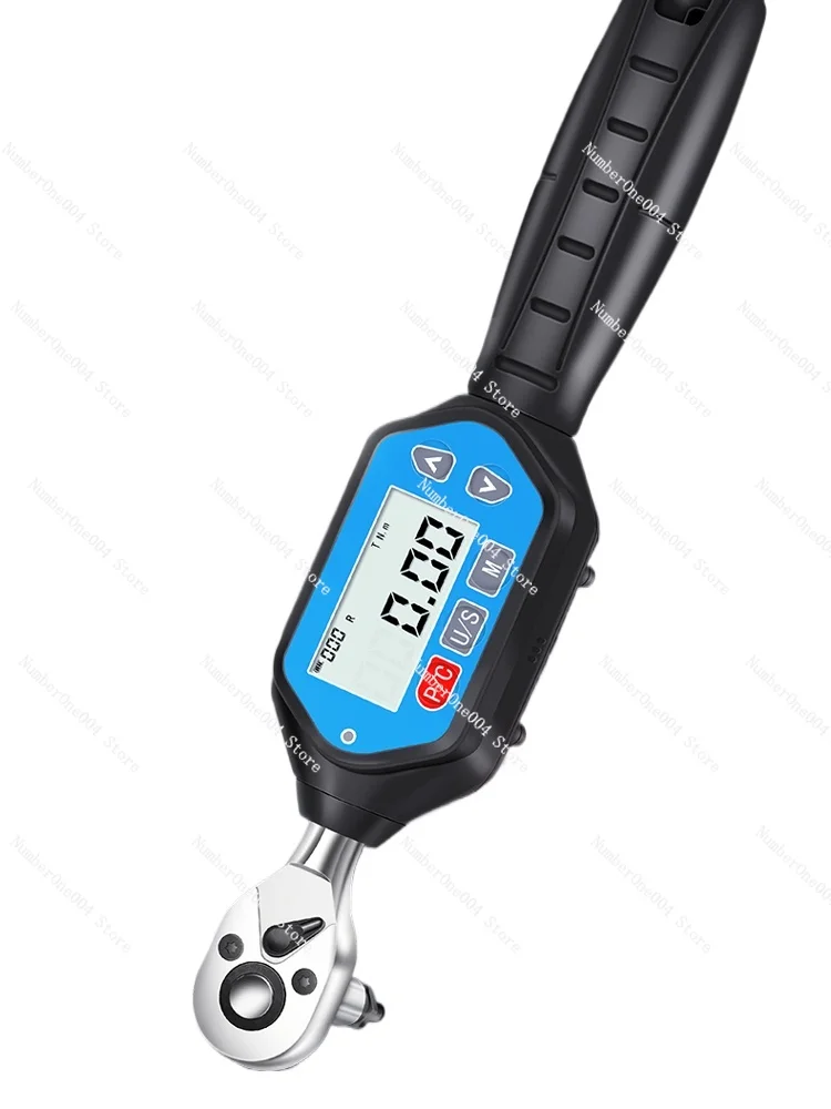 Mini Electronic Digital Display Torque Wrench Open Head Interchangeable Torque Kg Adjustable Preset Torque Wrench