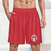 Hapoel Beer Sheva Ice-Cold Summer Pajama Trousers Shorts Half Pants For Men Sleep Home Wear Breathable Comfort Casual Sport