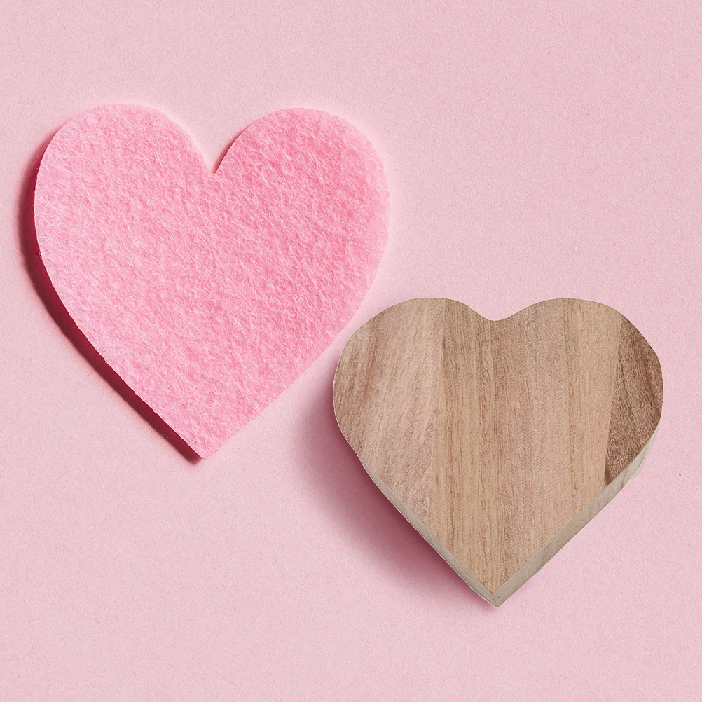 

4 Pcs Shaped Wood Jewelry Box Wooden Box Jewelry Storage Natural Wood Valentine Gift Sewing Accessories Craft Supplies