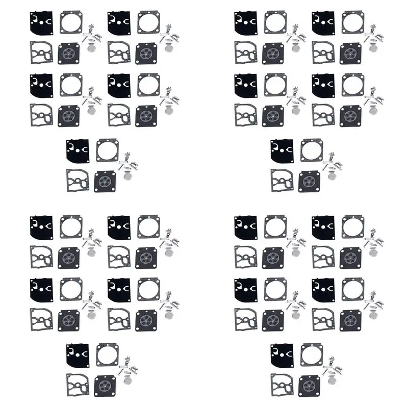 PERFECT MODERN 20 Set Carburetor Repair Kit Trimmer Parts RB-100 Gasket Diaphragm For Stihl HS45 FS55 FS38 BG45 MM55 4137 Zama C