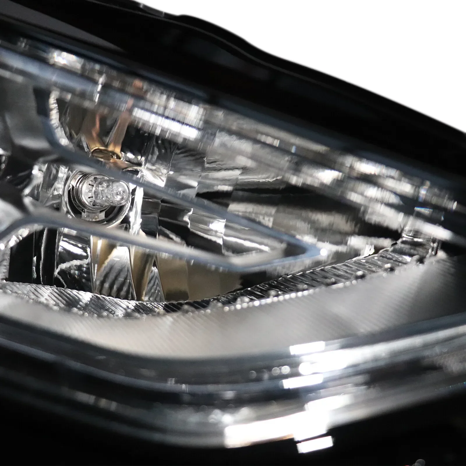 مجموعة المصابيح الأمامية للركاب Ford Fusion RH 2017-2020 - هالوجين مناسب مباشر، غير LED (سفينة أمريكية سريعة)