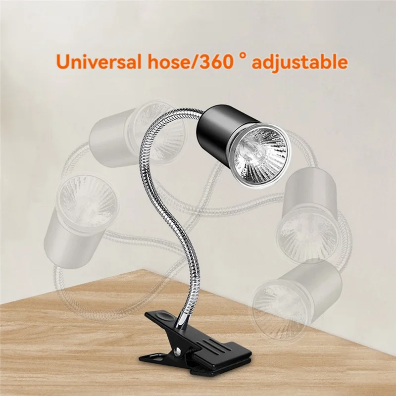

BAAJ-EU PLUG,50W Halogen Bulb Included Reptile Heat Lamp Aquarium Tank Heating Lamps For Tortoise Lizard Snake Terrarium