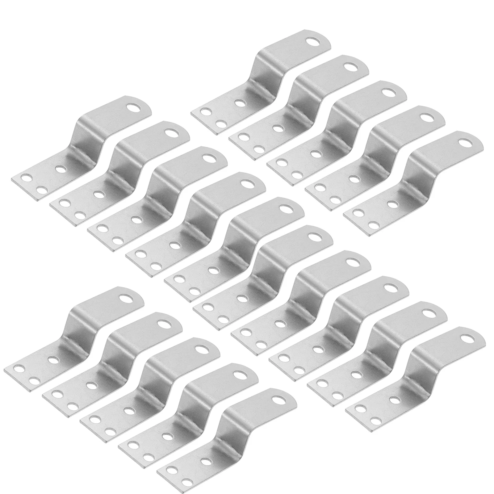 

20pcs Furniture Hanging Clips Durable Heavy Duty Iron Z Brackets for Table Tops Picture Frame Shelf Hardware Fasteners