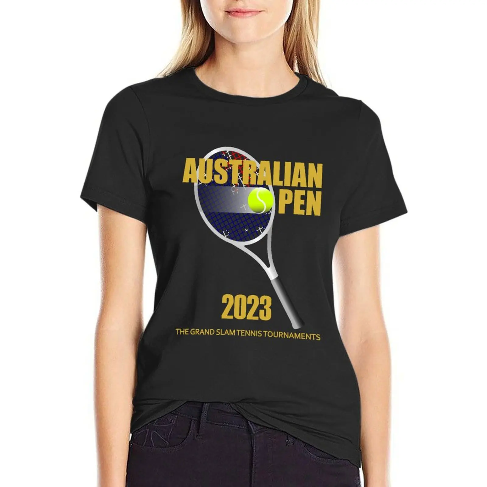 Exciting 2023 Grand Slam Tennis Australian Open T-Shirt funny summer clothes tops cute tops tshirts woman