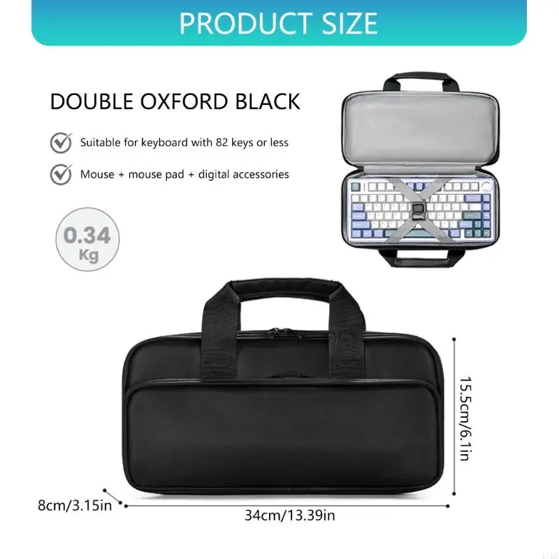 Bàn Phím Du Lịch Với Khu Vực Bảo Quản Riêng Biệt Đệm Ngăn Lưới Tổ Chức Túi Chống Nước Mang Theo Túi K1KF