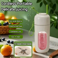 Taza batidora portátil con 12 cuchillas y carga inalámbrica