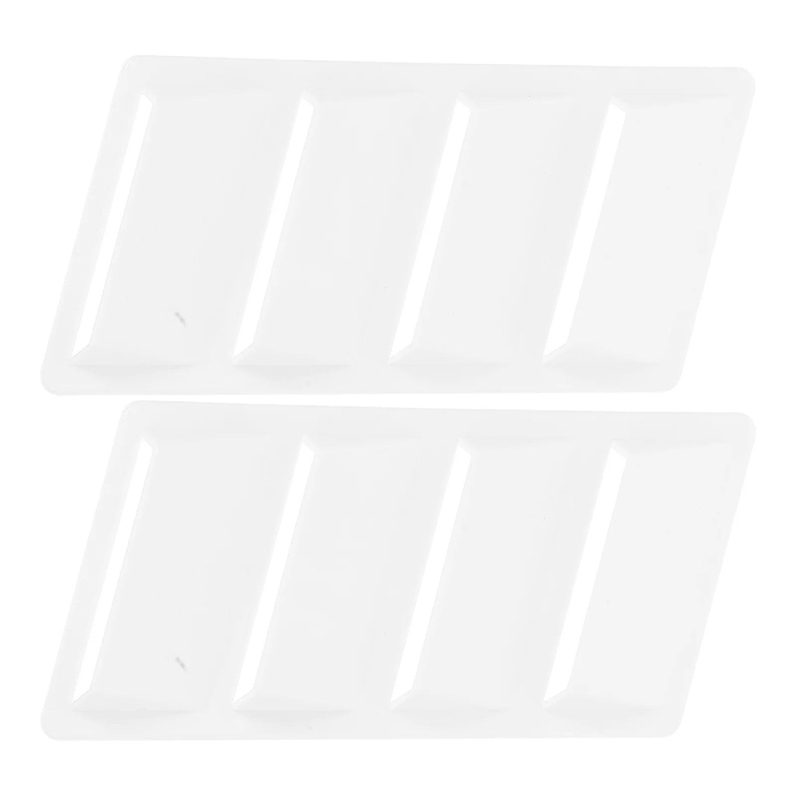 

1Pair Universal Car Hood Vent Cover Shark Fin Design Easy Installation for Exterior Modification and Ventilation