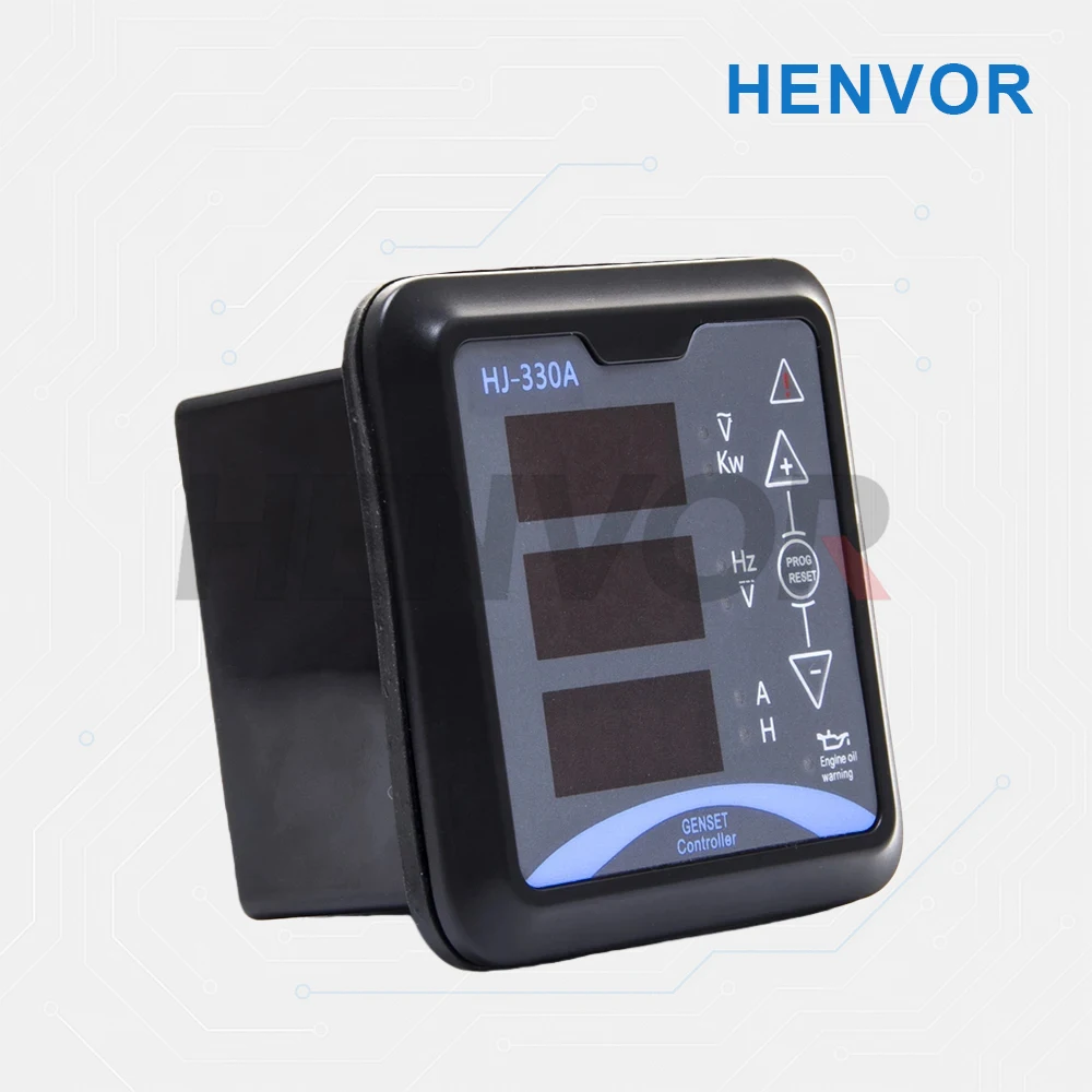 HJ-330A Generator Digital Meter – LED Display for Voltage, Frequency, and Current with Hour Meter Function
