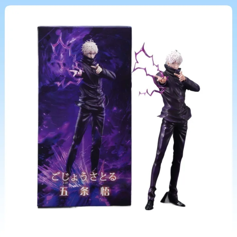 

30cm WM Gojo Satoru Figure Gk Statue PVC Material Limited Edition Anime Collectible Model Blindfolded Sensei Desktop Decor