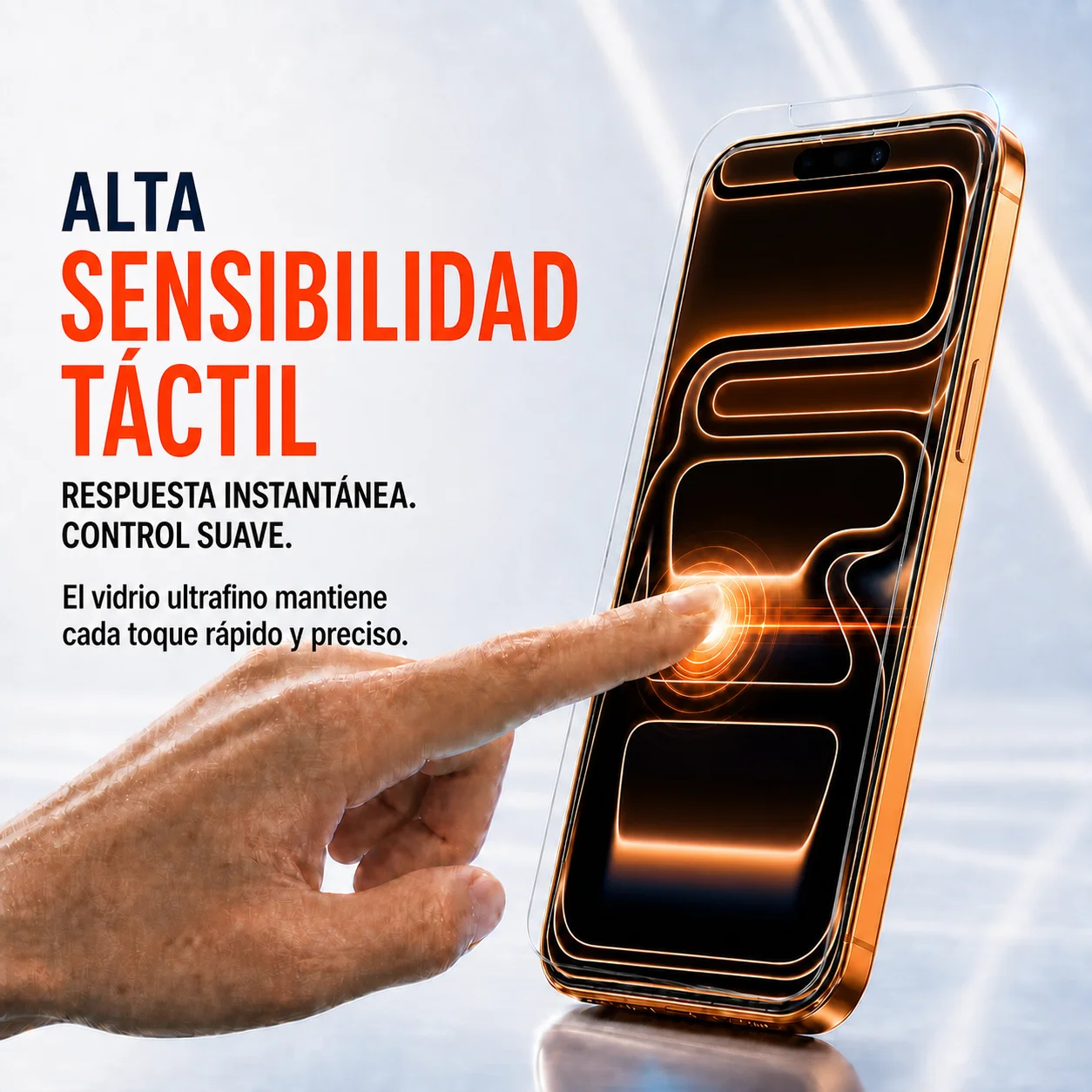 Cristal Templado para iPhone 17 16 15 18 Pro, Protector de Pantalla para iPhone 14 13 Plus Pro Max, Película Protectora 
