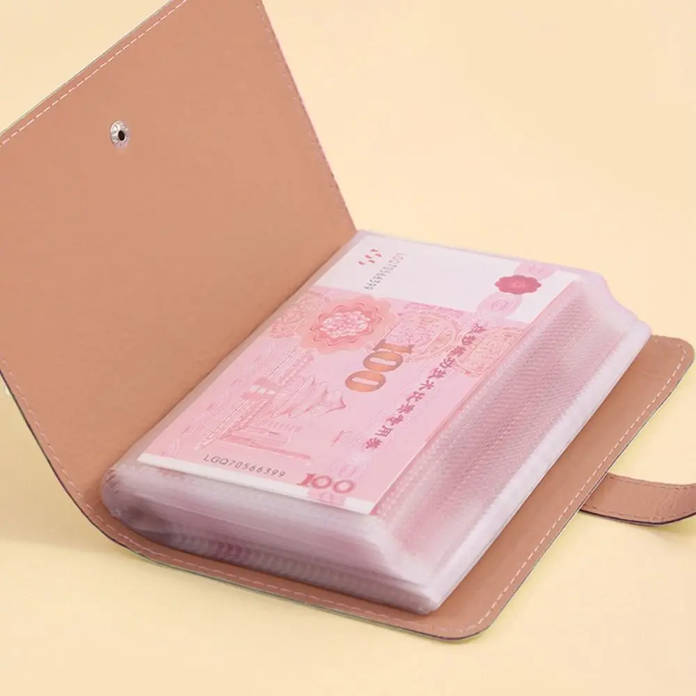 Save Money 100 Envelopes Money Saving Challeng PU Large Capacity Mini Binder Savings Challenge Reusable Waterproof