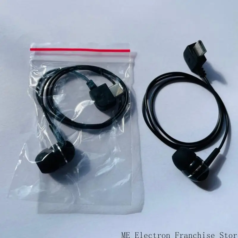 T5EA mono ในชุดหูฟังประเภท C ประเภท C ที่เข้ากันได้กับการก่อสร้างแบบพกพาไมโครโฟน