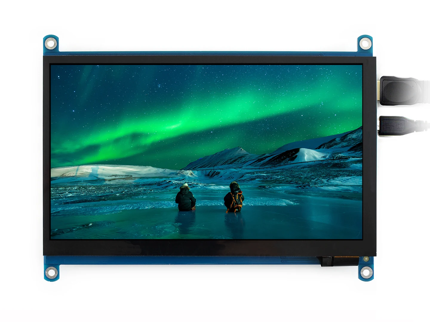 

Waveshare 7inch HDMI LCD (H) Monitor 1024x600 Resolution IPS Capacitive Touch Screen Supports Raspberry Pi