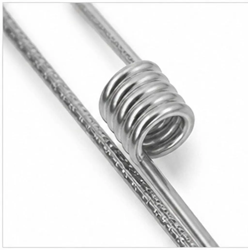 8Pcs Stainless Steel Hair Claw Spring Replacement V-Type for DIY Hairpin Repair Large Medium Rectangle Butterfly Jaw Clip Parts