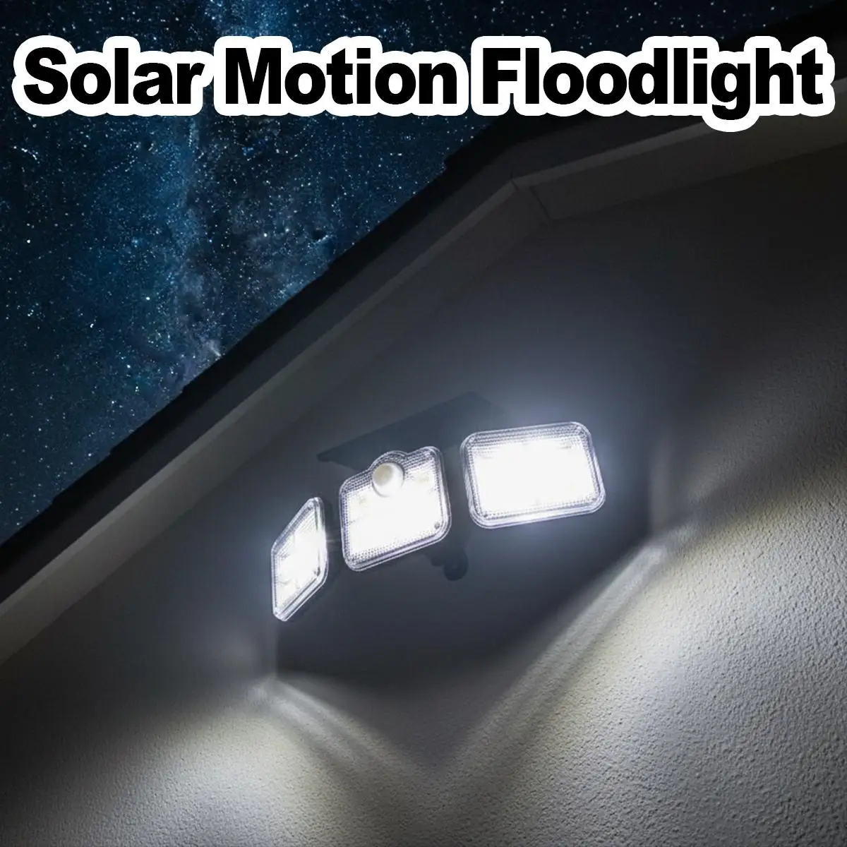 

Солнечный светильник 122/333 LED с датчиком движения, водонепроницаемый, для наружного освещения, прожектор для сада, двора, улицы