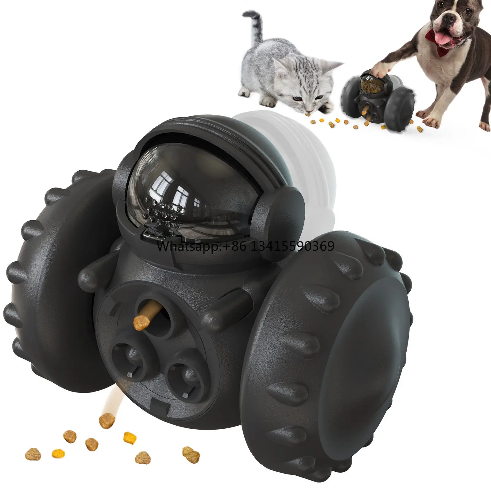 

2023 Factory Wholesale Toy Interactive Leaky Food Bowl Slowly Eating Keeping Busy Training Game Toy for Pet Training