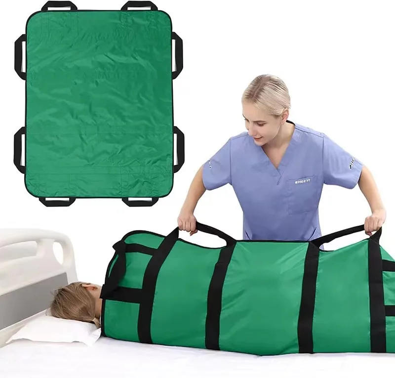 

Patient Transfer Turning Sheet Slip Proof Moving Mattress for Disabled Portable Care Bed Pad