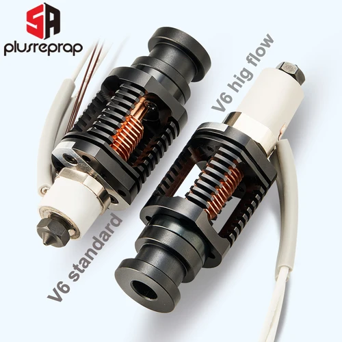 Imagen 1 del producto 5APLUS V6 Todo metal Hotend VORON2.4 V6 Actualización Hotend 300 ℃   Heatbreak bimetálico con calefacción de cerámica para ENDER-3 CR10 MK2S MK3 de alto flujo