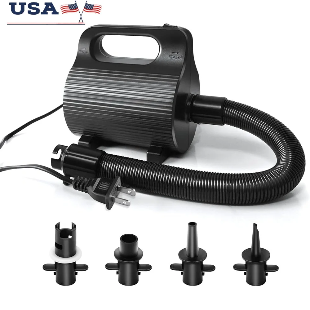 

Adjustable Electric Air Pump 400W 600W Dual-Function Inflator Deflator Inflatables Air Mattress Pool Toys Gymnastics Mats