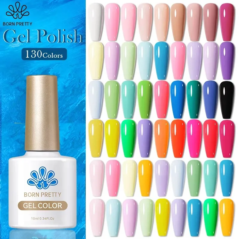 BORN PRETTY 10 ml Frühling Sommer Farbe Gel Nagellack Semi Permanent Hohe Qualität Soak Off UV LED DIY Vernis Maniküre salon Nägel