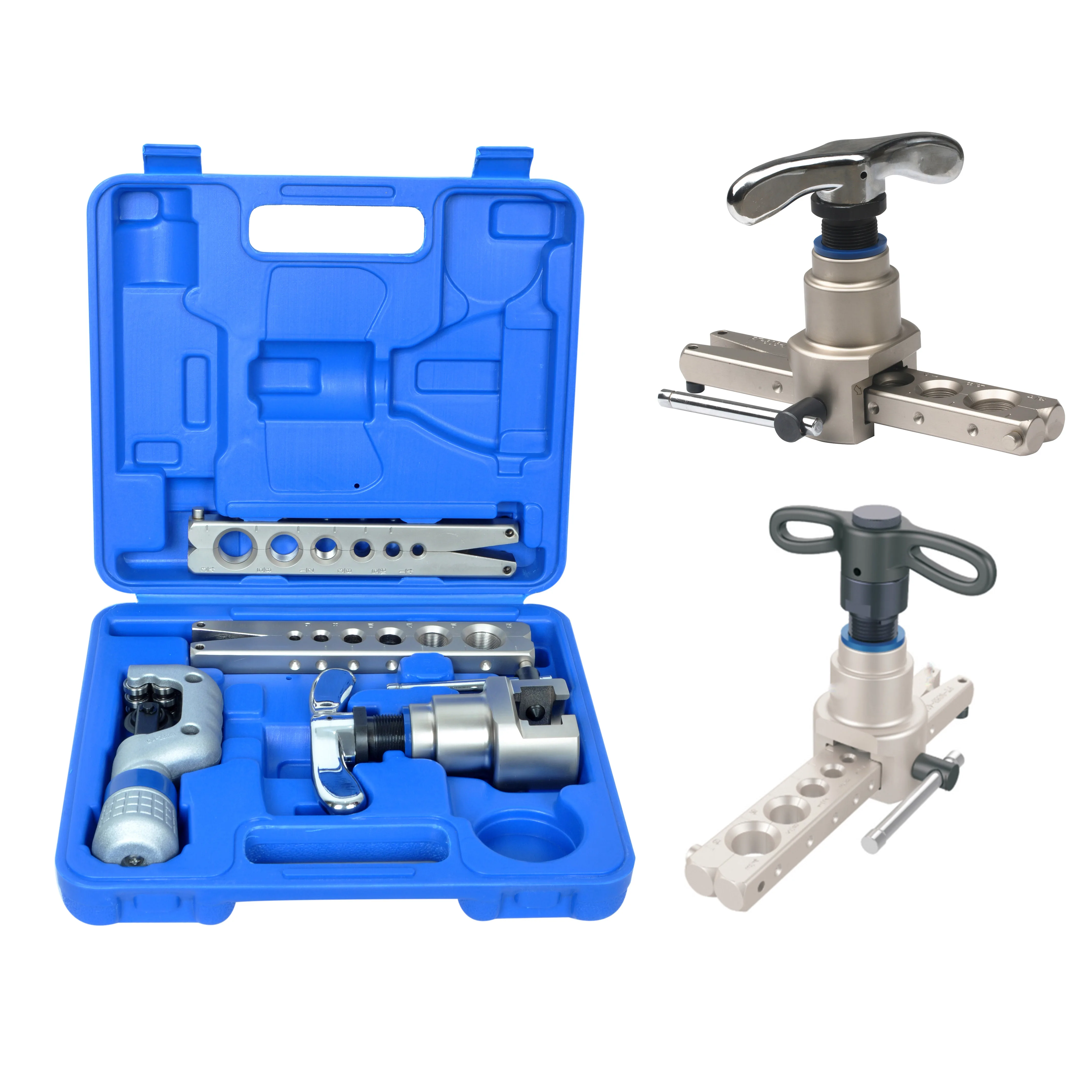 

Good Quality HVAC Air Conditioner Refrigerator Copper Pipe Tube Eccentric Cone Type Flaring Tool Set FT808