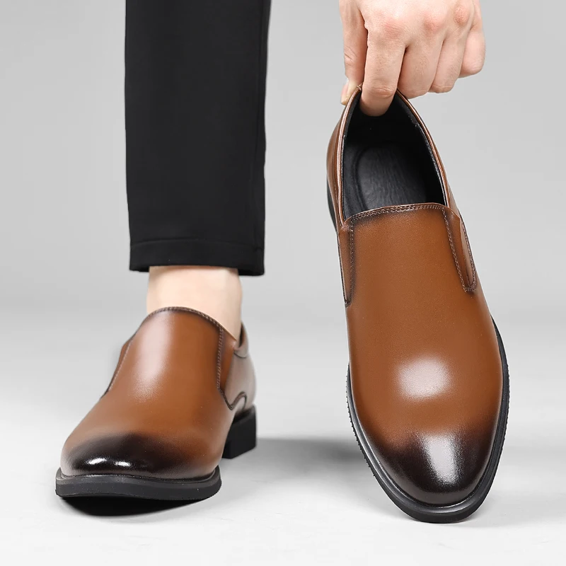 

Men's Business Leather Shoes Classic casual style Office and leisure outdoor street High quality adult work shoes plus size