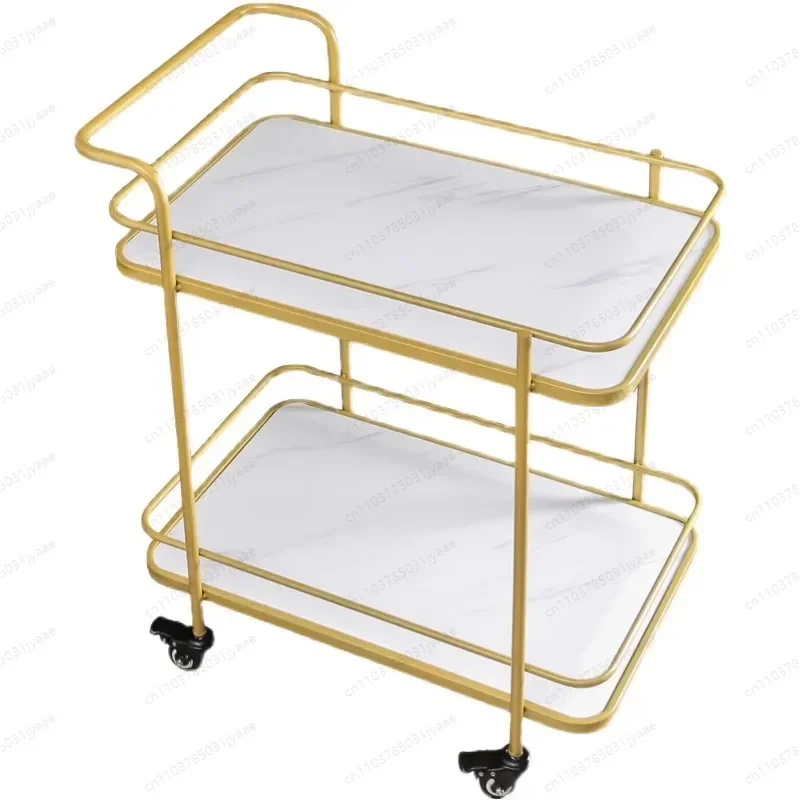 

Dining Cart Trolley Hotel Restaurant Wine Mobile Cake Food Delivery Trolley Household Tea Shelf
