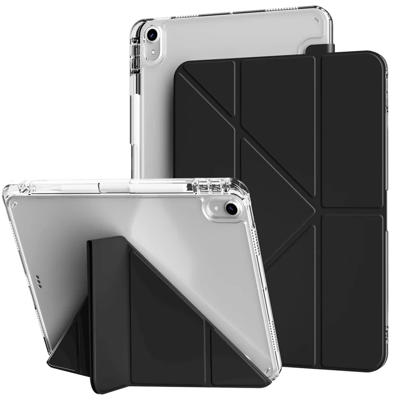 For iPad Air 11 M4 M3 12th 11th pro 11 10th 4 5 10.9 13 12.9 Case Matte Back Cover iPad 7th 8th 9th 10.2 9.7 mini 6 7 Pen Holder