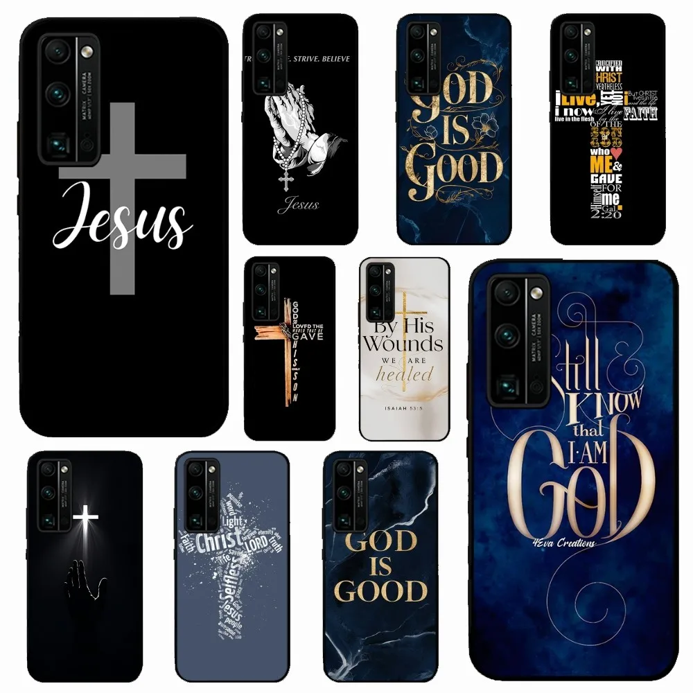 Verse Of The Christian Bible Jesus Phone Case For Huawei Honor 10 lite 9 20 7A 9X 30 50 60 70 pro plus Soft Silicone Cover