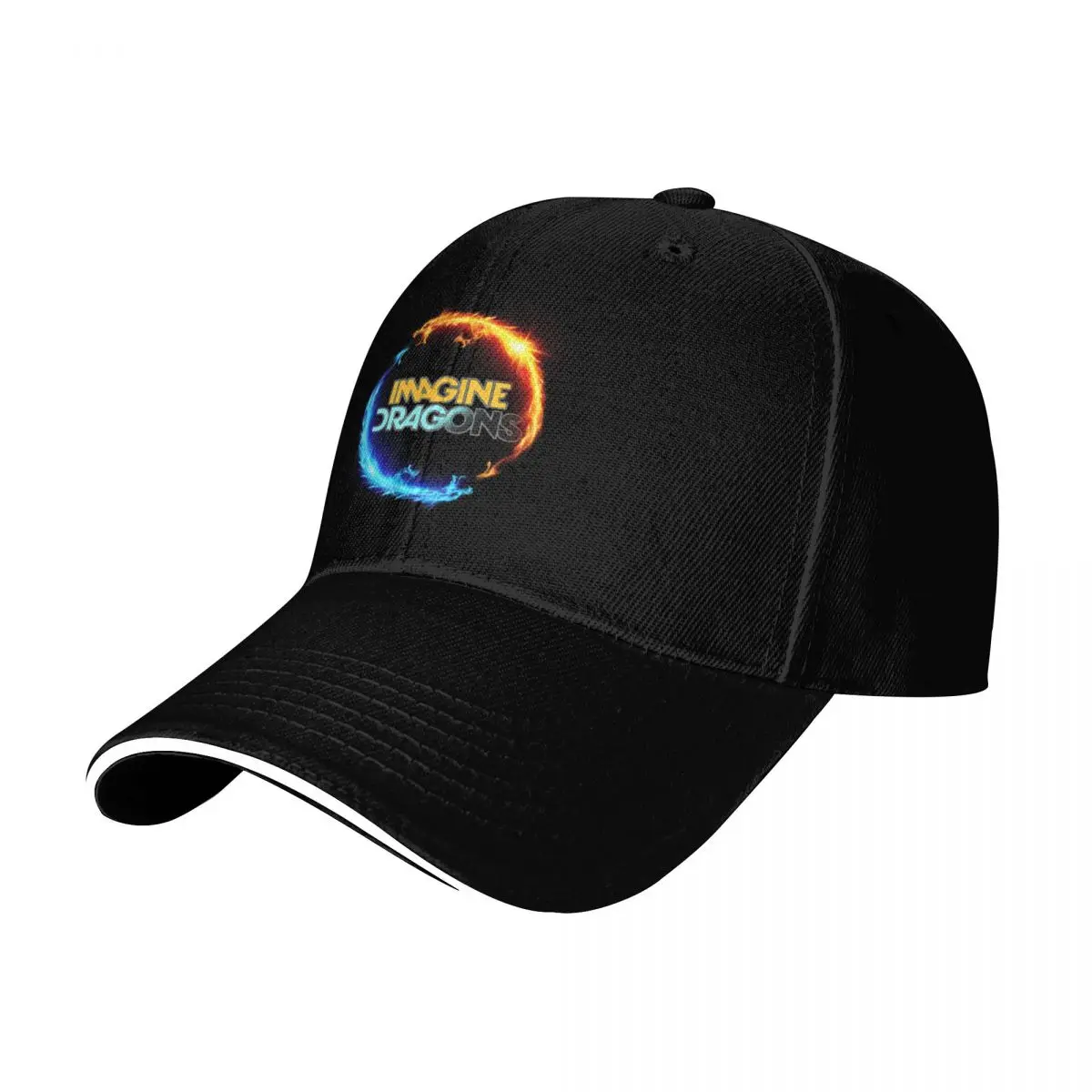 Imagine Dragon's Circle Baseball Cap Sun Protection UPF 50+ Breathable Mesh Back Adjustable Buckle Closure