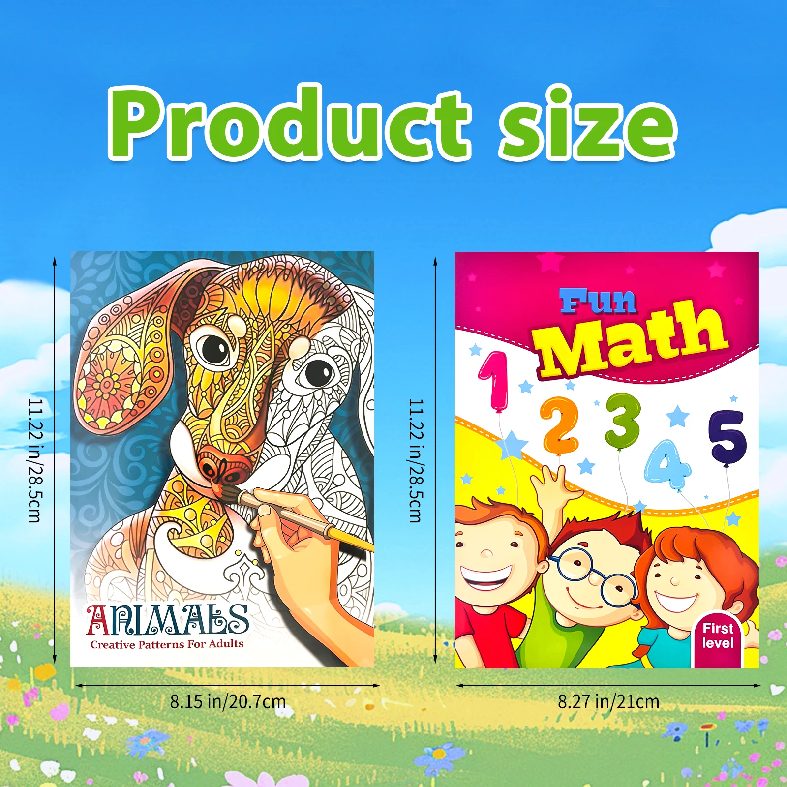 Fun Mathematics Color Picture Books Coloring Books Children's Coloring Books Copybooks Improve Concentration Educational Learn