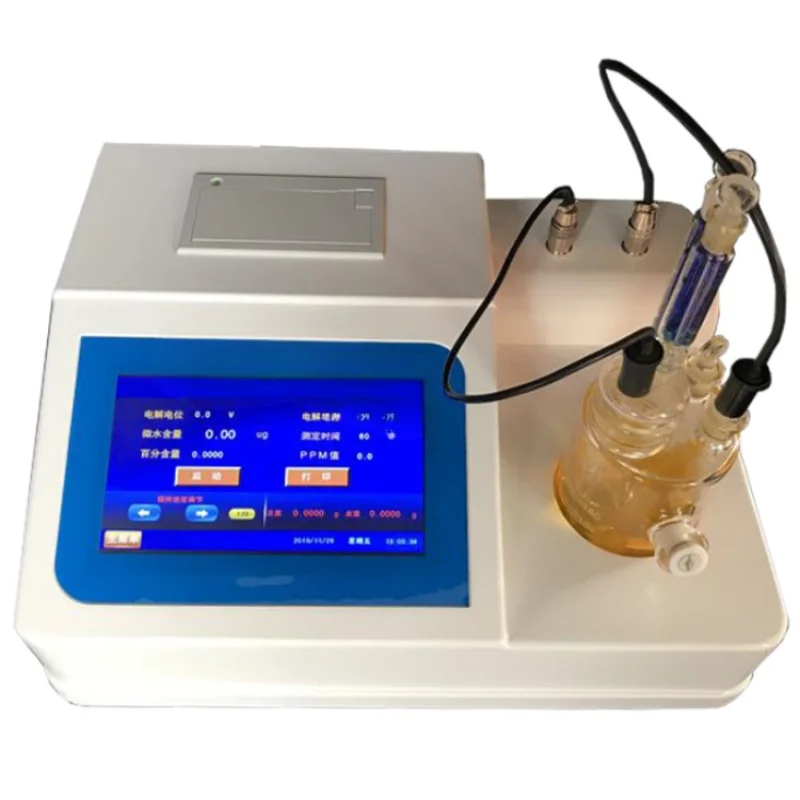 Moisture tester Dissolved reagent detection Coulomb method Electricity method Trace moisture tester