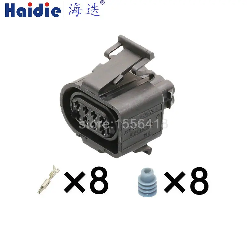 1-20 Sets 1.5mm 8 Pin 3A0973714 Waterproof Car Auto Throttle Plug Electrical Socket3A0973714