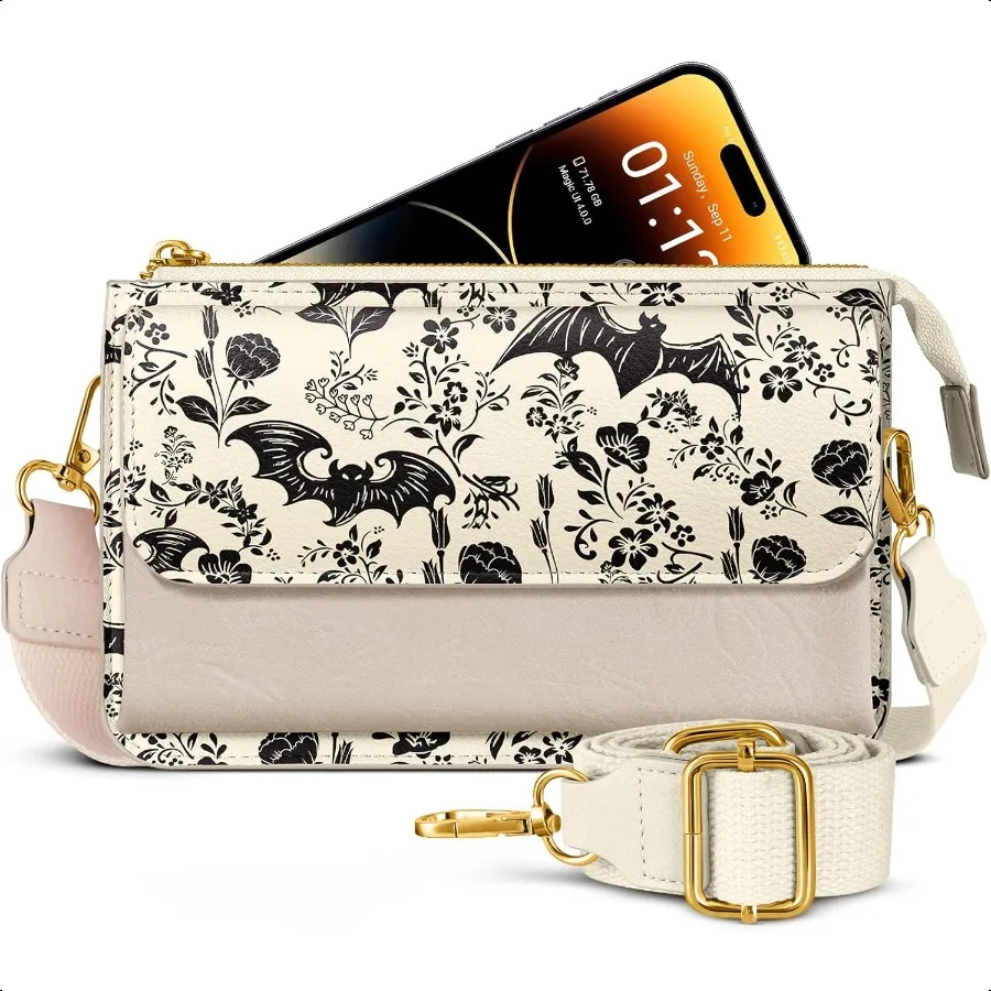 

Crossbody Bag Cellphone Purse Wallet for Women Leather Cellphone Purse Bag with Adjustable Shoulder Strap Girl