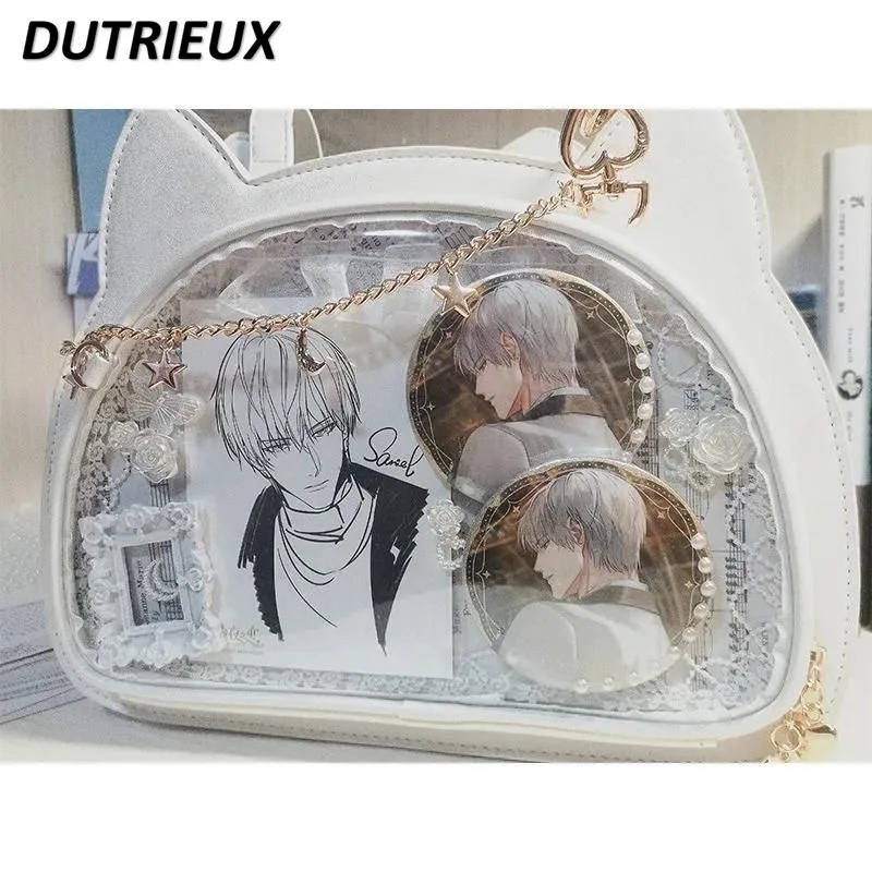 Crossbody One-shoulder Portable Bag for Lady Two-dimensional Cute Sweet Girl Versatile Fashion Casual Women's Bags 2024 New