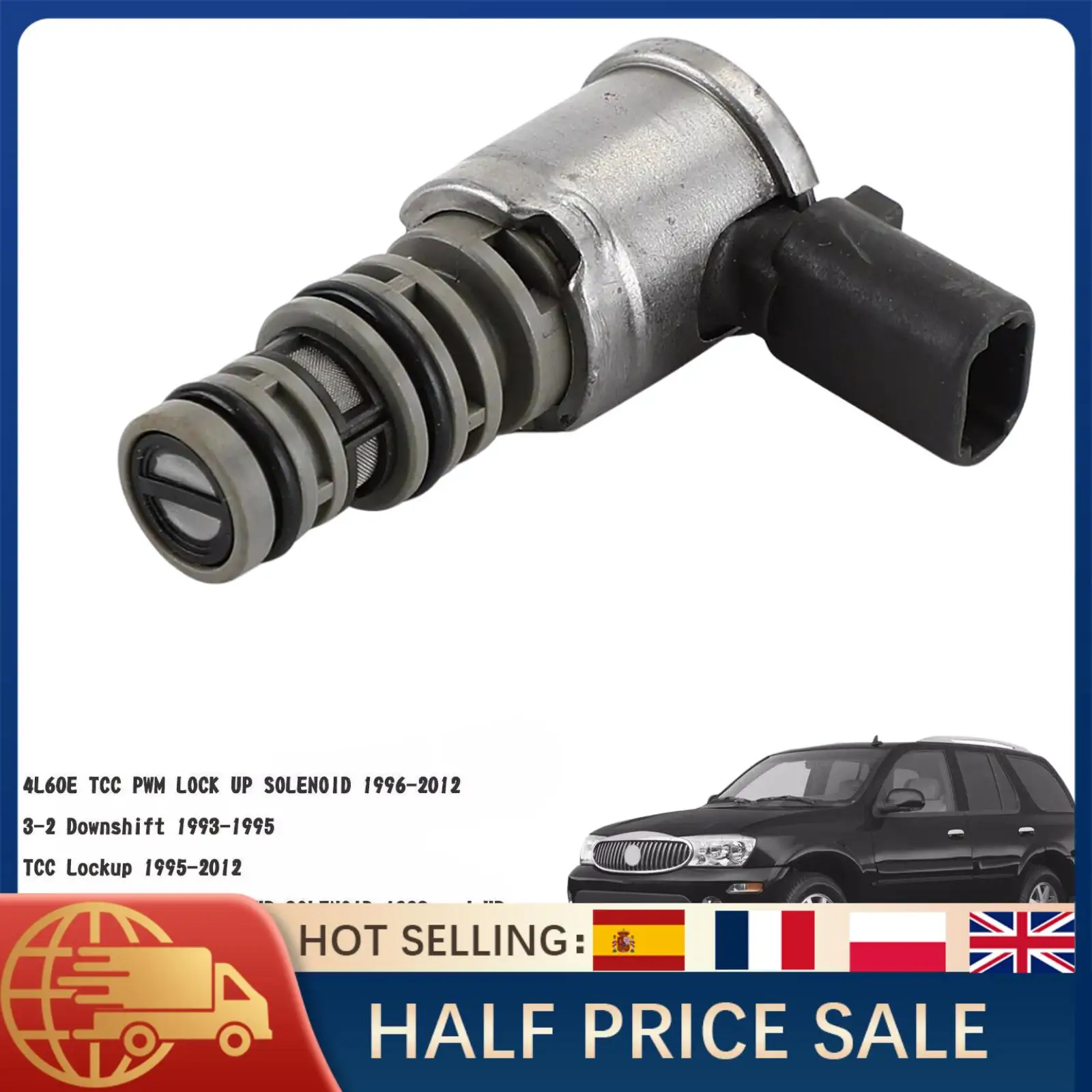 Solenoide di bloccaggio 4L60E TCC PWM 3-2 Downshift Fit 4T65E 4T40E 4T80E 5L40E 5L50E 1993-Up GM Chevrolet GMC Cadillac Buick