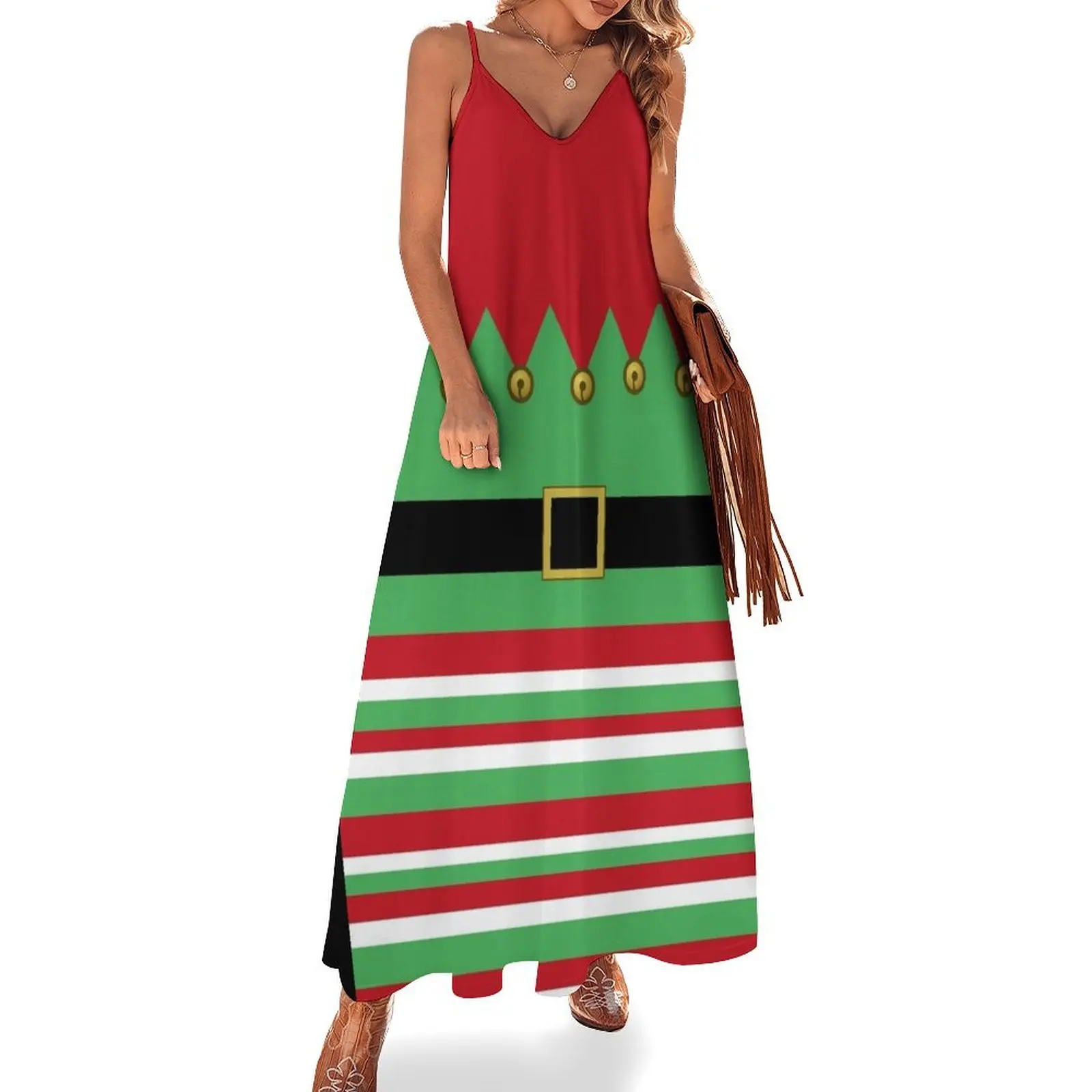 

Elves Outfit Sleeveless Dress Clothing female african dresses for woman luxury women's party dress evening prom