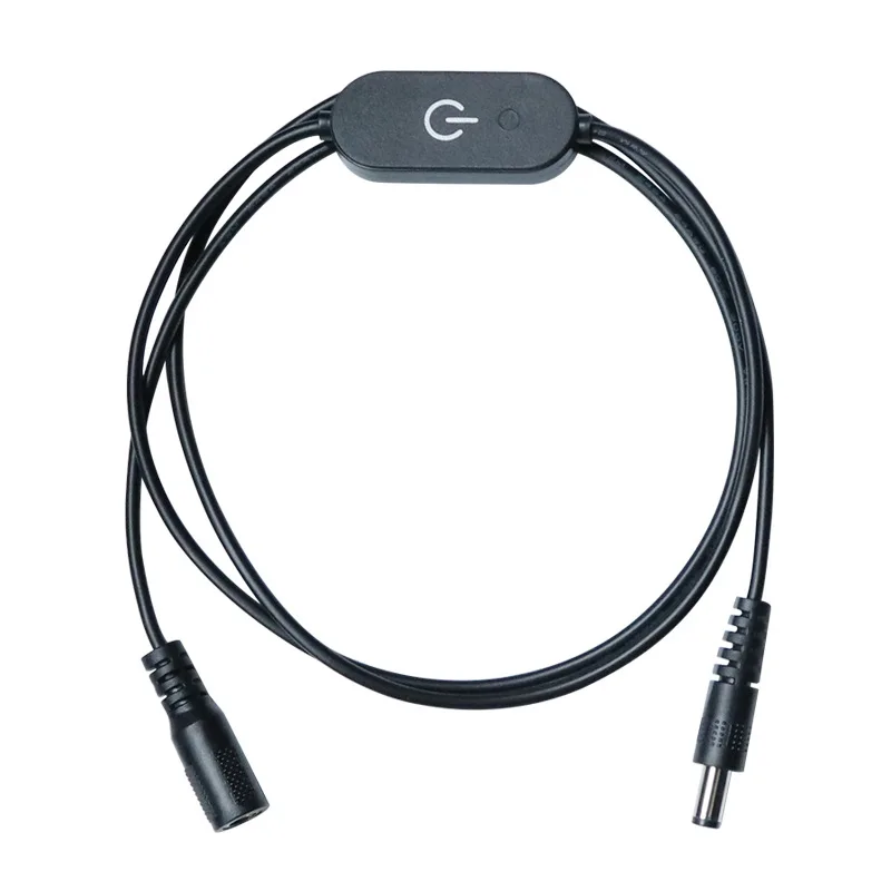 DC12V 5V 3A LED Touch Dimmer With Blue Light Dimming Memory Function For 5050 SMD COB LED Strip Advertising Light Extension Wire