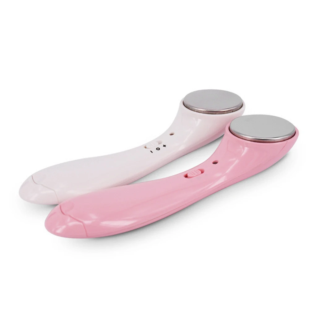 Elektryczny masażer do twarzy z jonizacją, redukujący zmarszczki, wybielający, szczotka do peelingu, roller do twarzy, wibracyjny.