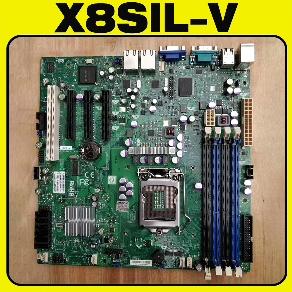 X8SIL-V Server Motherboard LGA 1156 DDR3 Xeon X3400/L3400 Series Core i3 For Supermicro