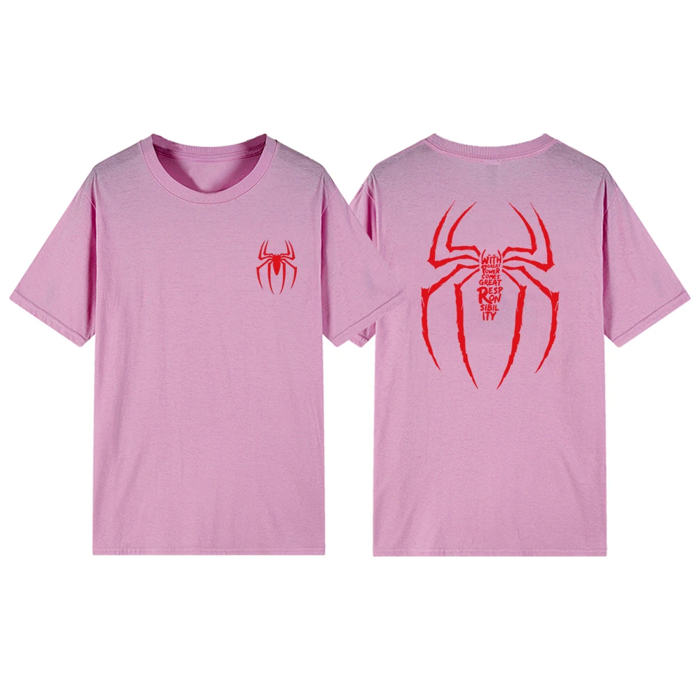 Mit großer Macht kommt große Verantwortung T-Shirt Tom Holland Shirt Superhelden-Filmreihe T-Shirt Unisex T-Shirts Fans Geschenk – Detail 7